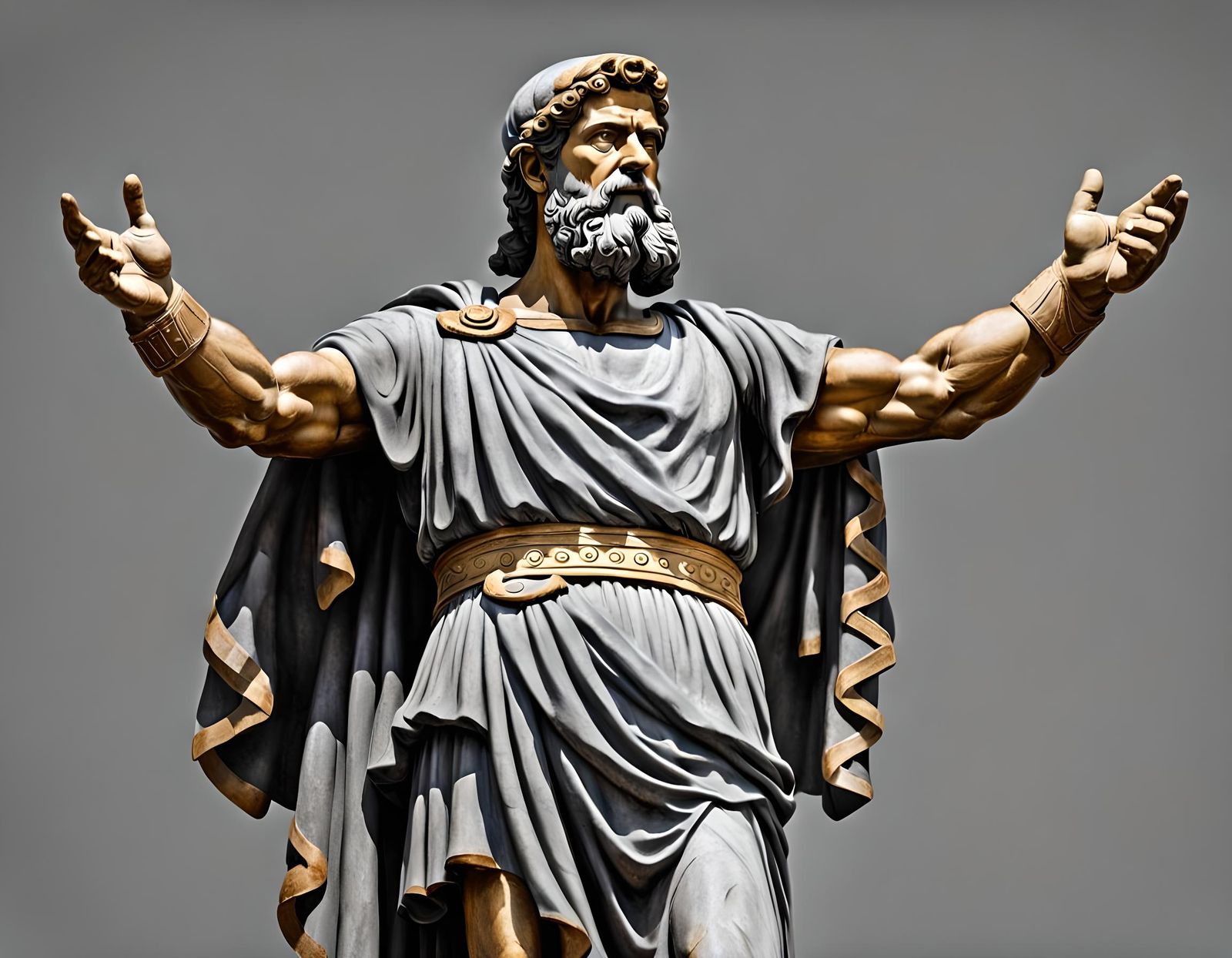 Classical Roman Statue of a Strong Man