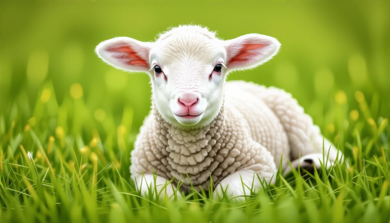Image of a Scared Lamb