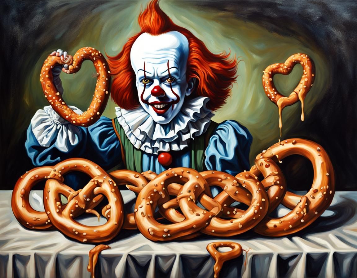 Oh Pennywise. How He Loves His Pretzels