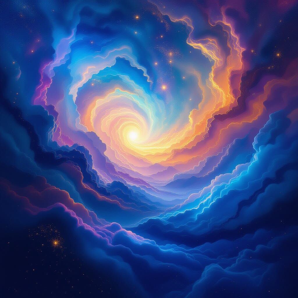 Cosmic Landscape of Ethereal Light