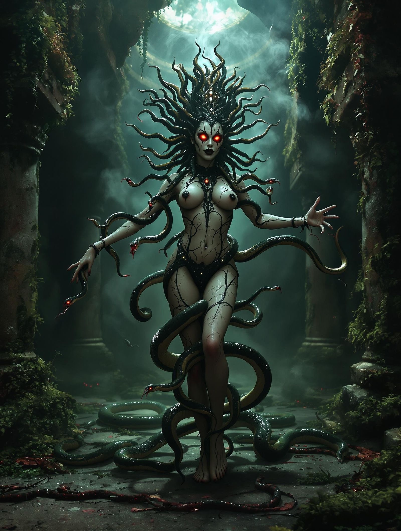 Dark Goddess of the Forgotten Temple