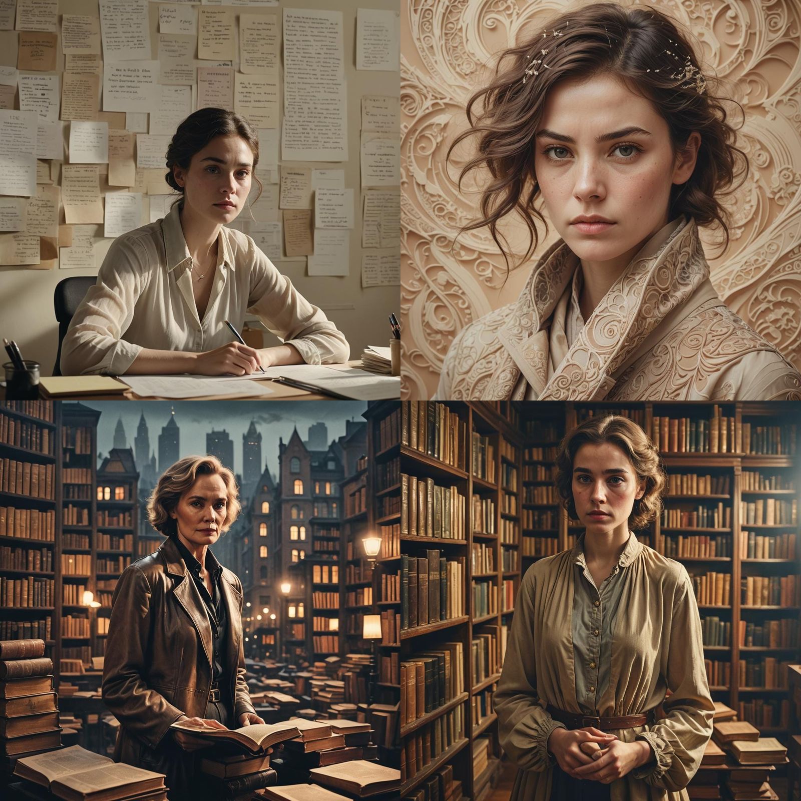 Hyperrealistic Motivation Concept in Pastel Beige