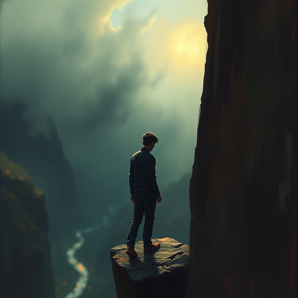 Determined Soul on the Brink of Courage