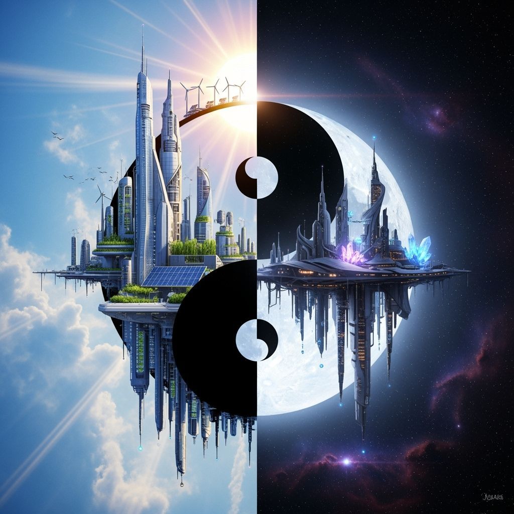 Yin Yang: Solar Punk Meets Lunar Punk