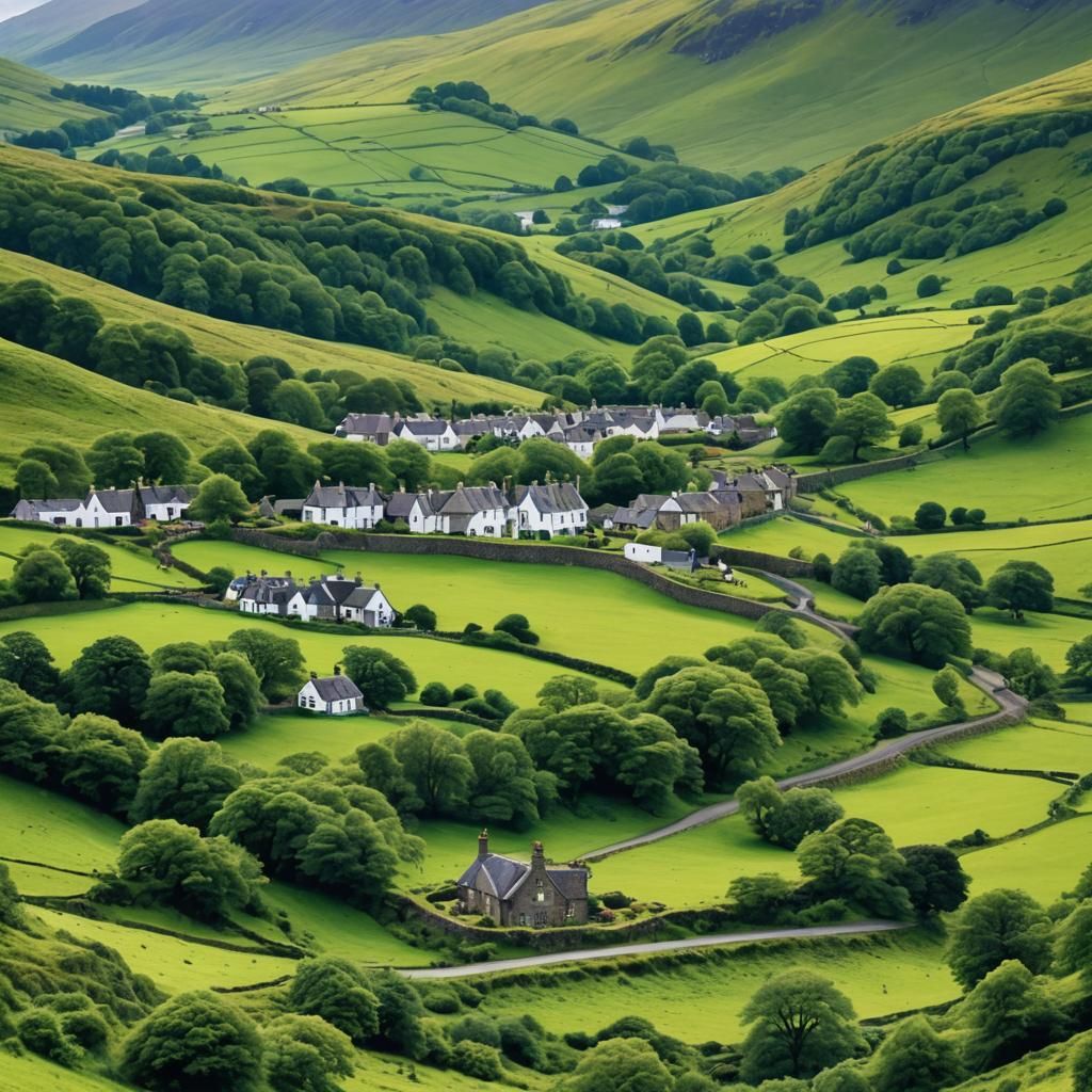 Village in the Highlands