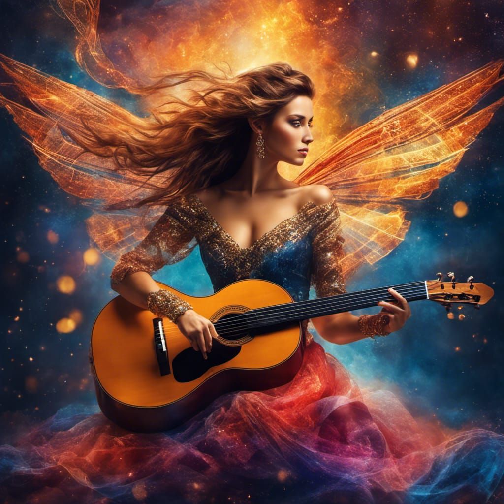 Fairy with Guitar