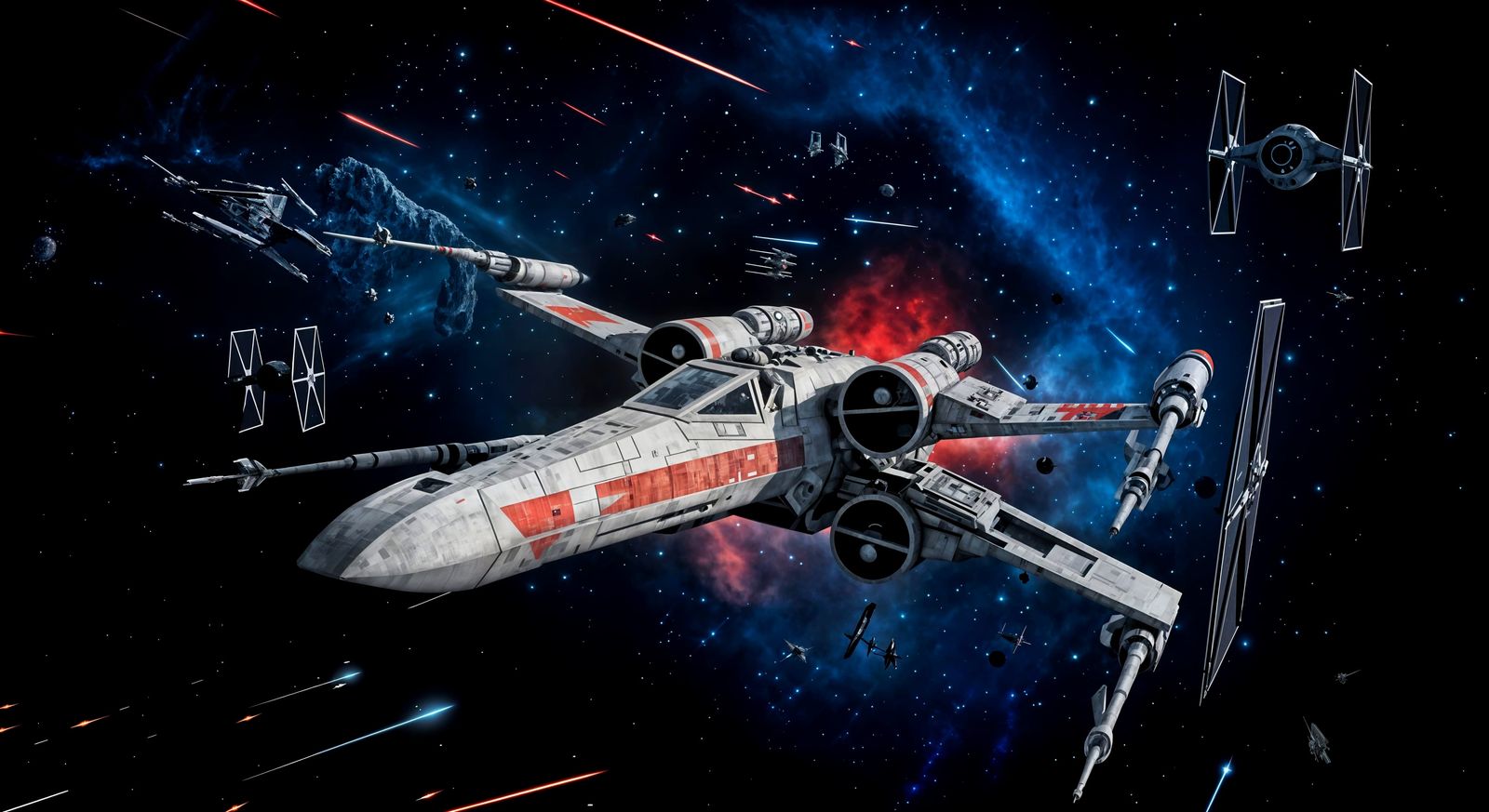 Epic X-Wing Dogfight: Star Wars Cinematic Masterpiece