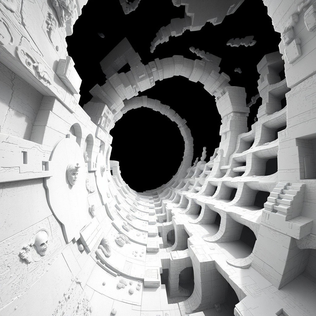 Absolute: Surreal Geometric Vortex of Infinity