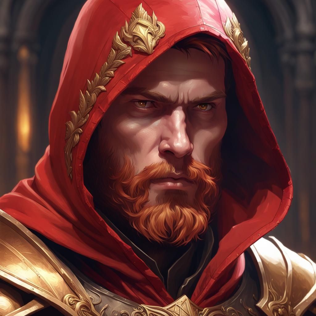 King of Underworld: Detailed Portrait in Hyperreal Style
