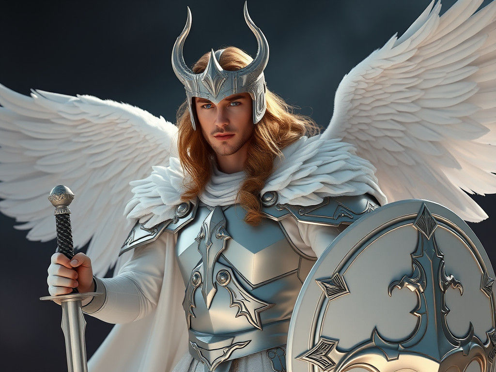 Angelic Warriors: Scandinavian Models in Haute Couture Armor