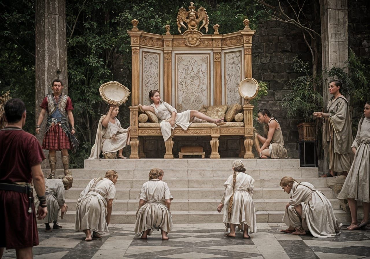 Empress Messalina's Lavish Throne Room in Ancient Rome