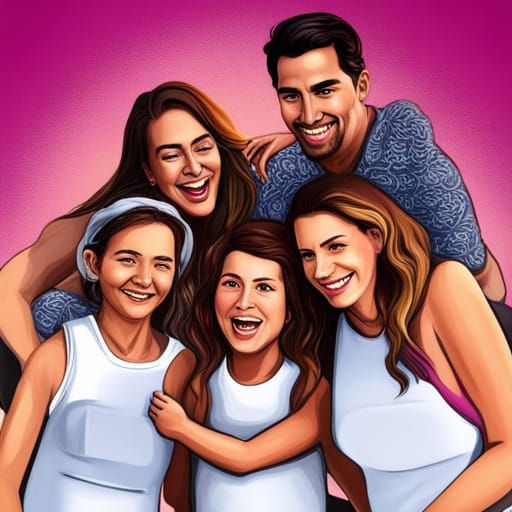 Happy Greek Mothers Enjoying Life Together