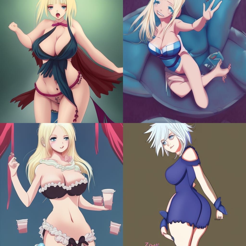 Anime Style Portrait of a Woman