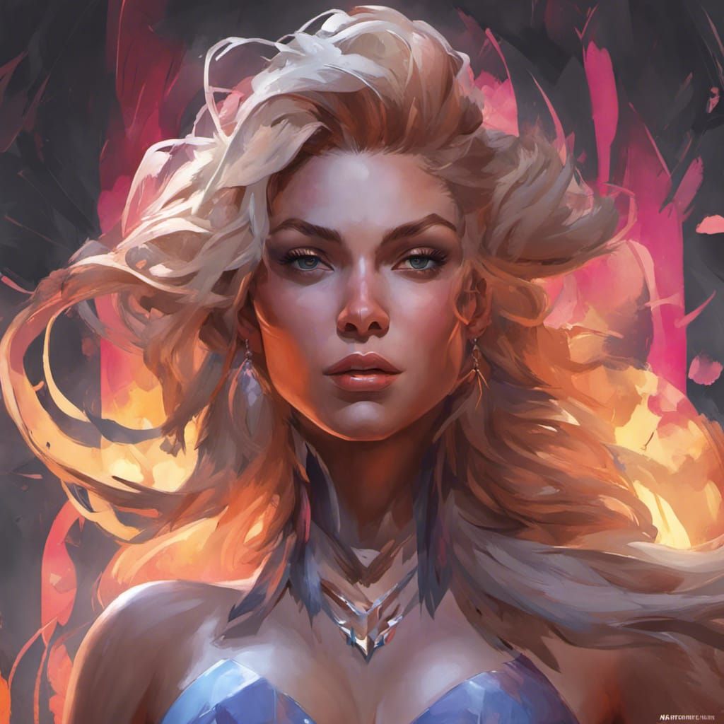 Detailed Portrait of a Powerful Woman