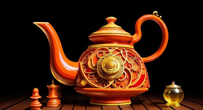 Bizarre Ceramic Masterpieces in Marrakech Bazaar