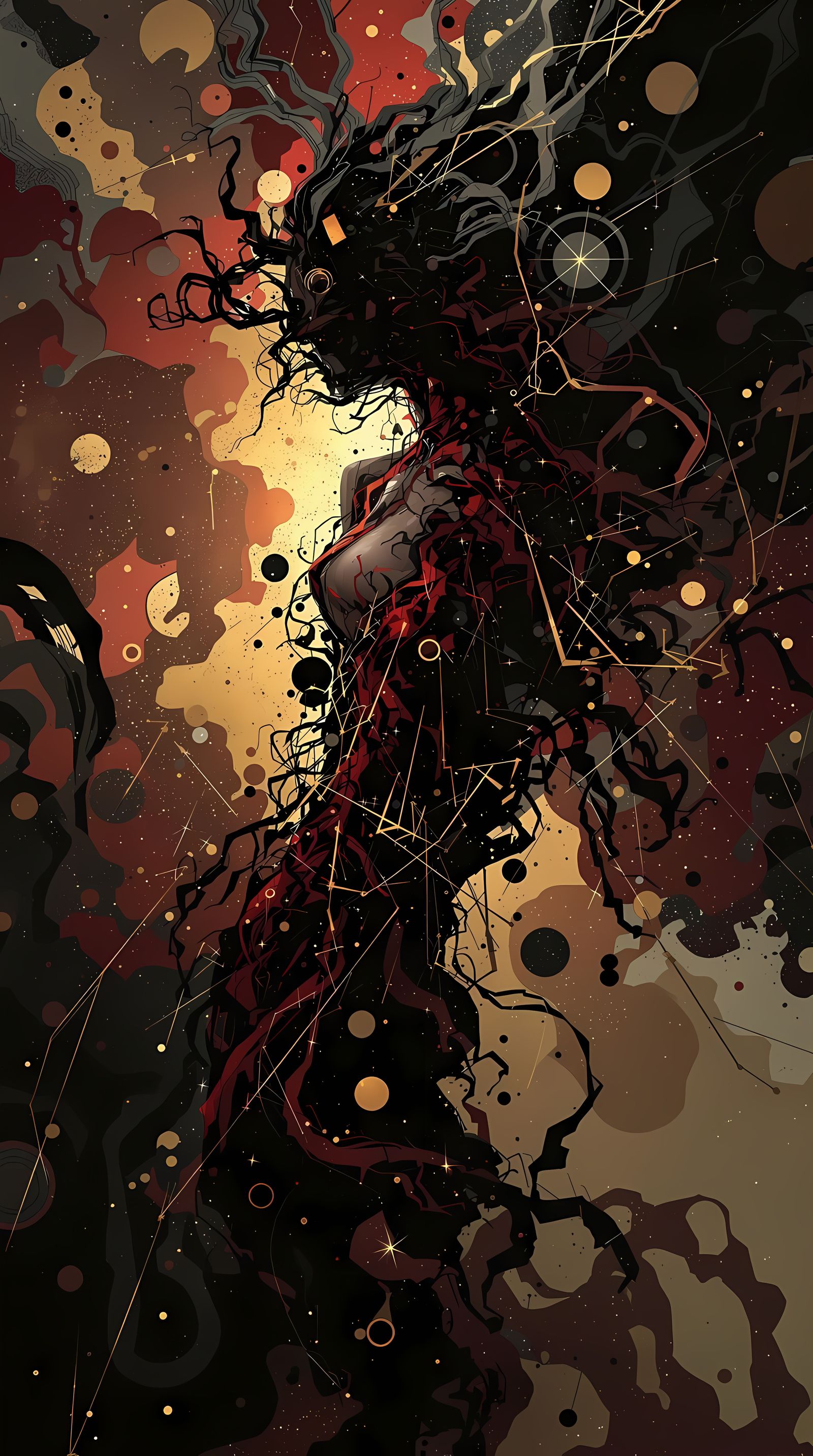 Hyper-Realistic Surreal Digital Artwork: Twisted Female Form...