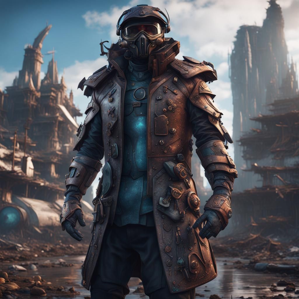 Futuristic 2026 Fashion: Detailed Matte Painting