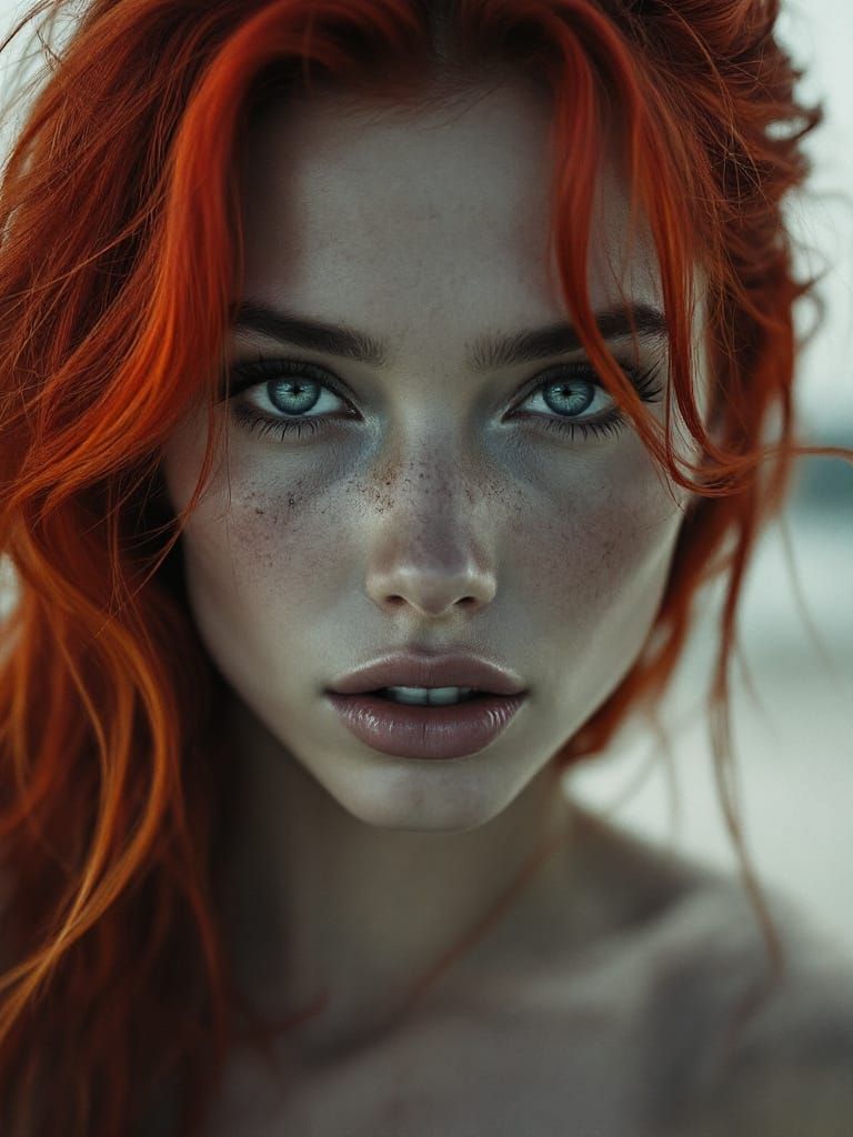 Post-Apocalyptic Pin-Up on Tropical Beach