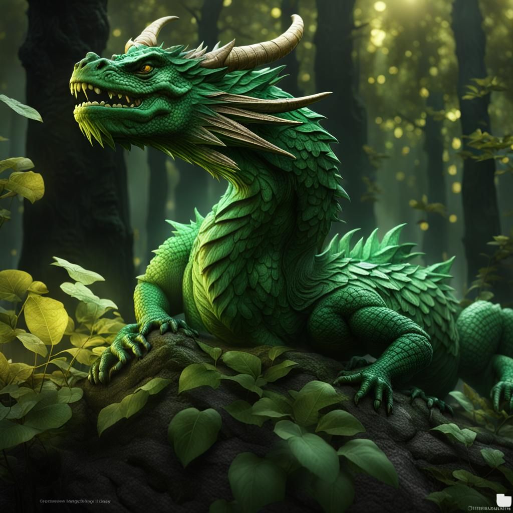 Leaf Dragon: Fantasy Art in Unreal Engine