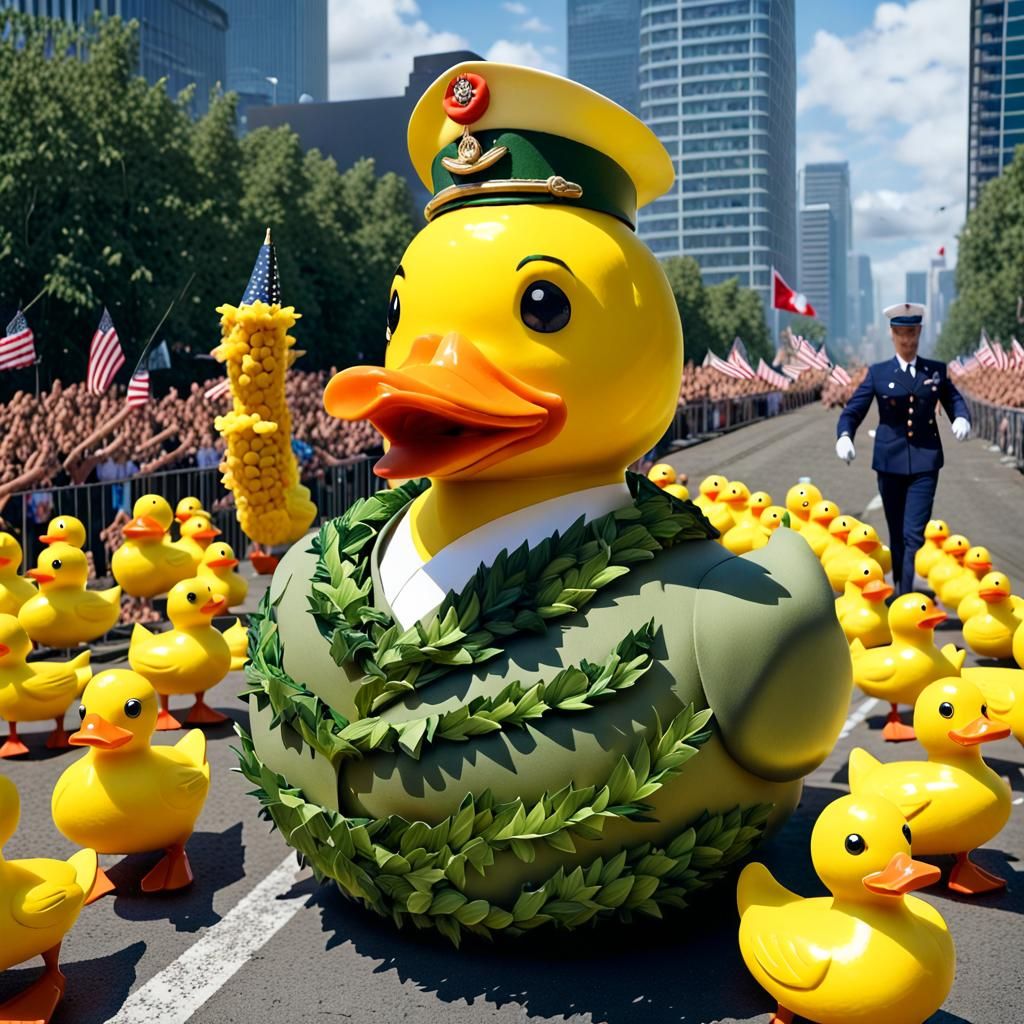 Corn and Cannabis Duck Parade