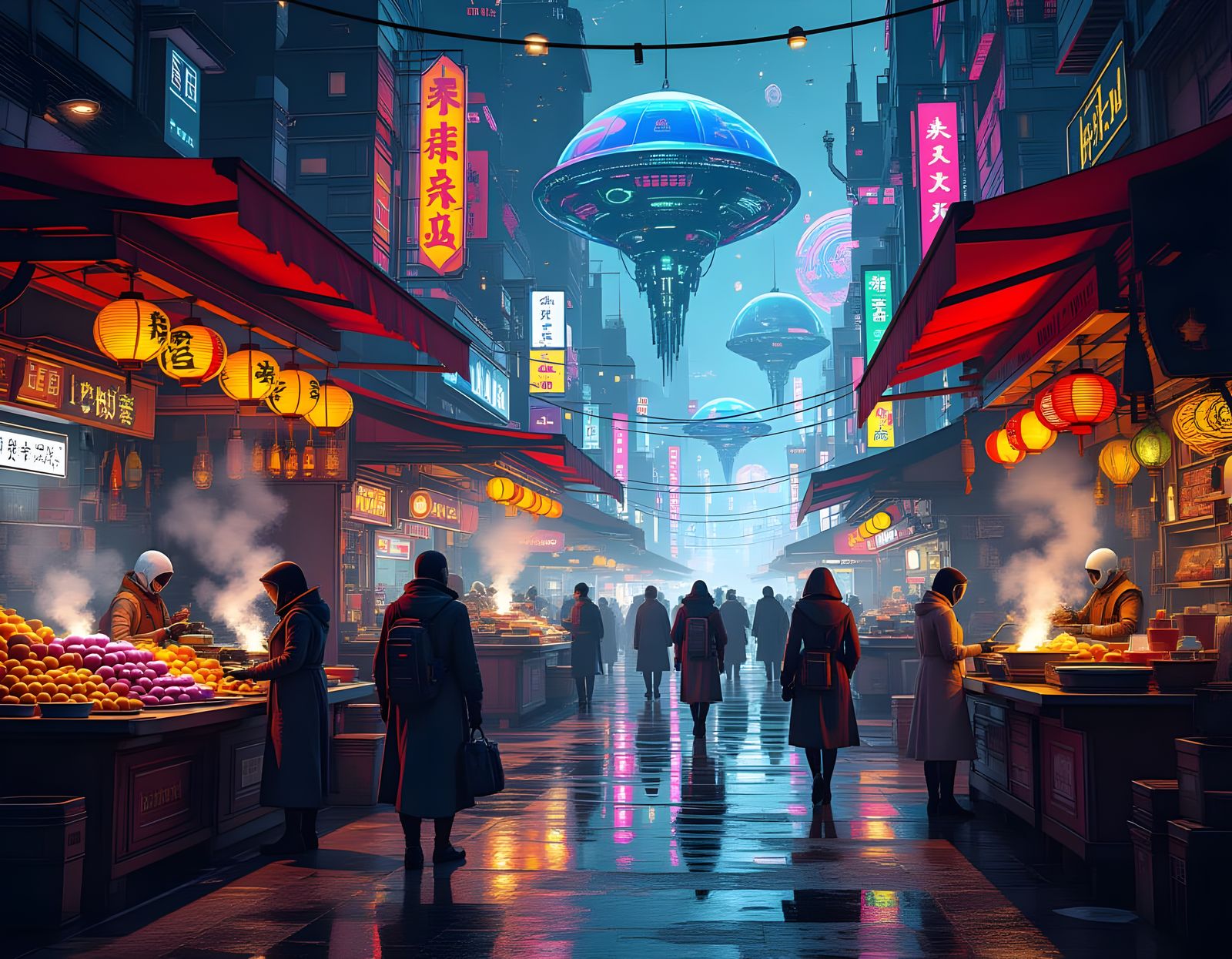 Futuristic market
