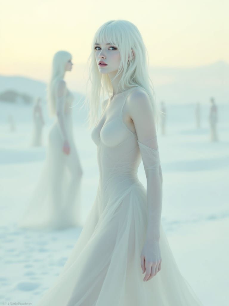 Ethereal Desert Vision in Rutkowski & Giger Style