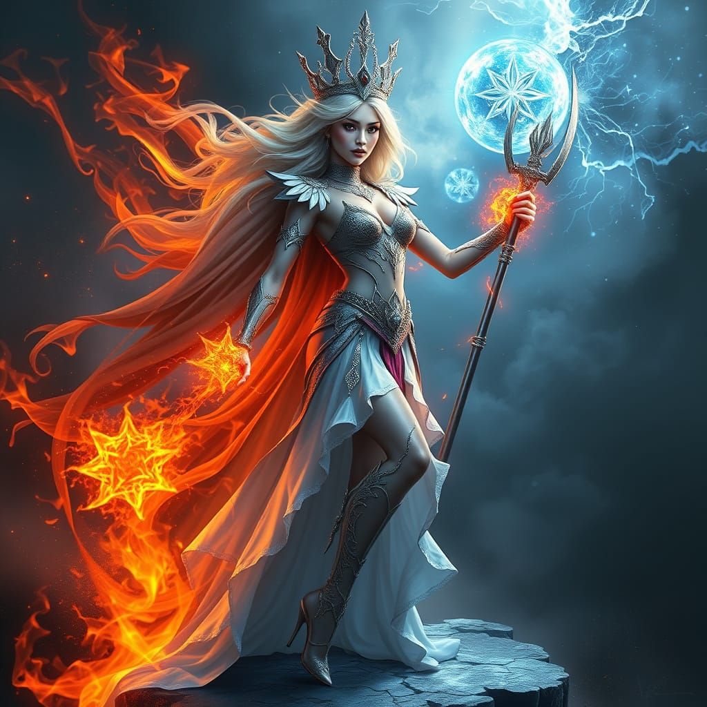 Elemental Queen: Fire, Storm, and Ice