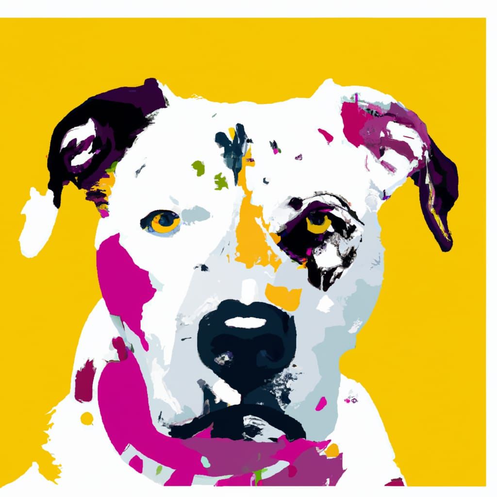 Pitbull mixed with dalmatian