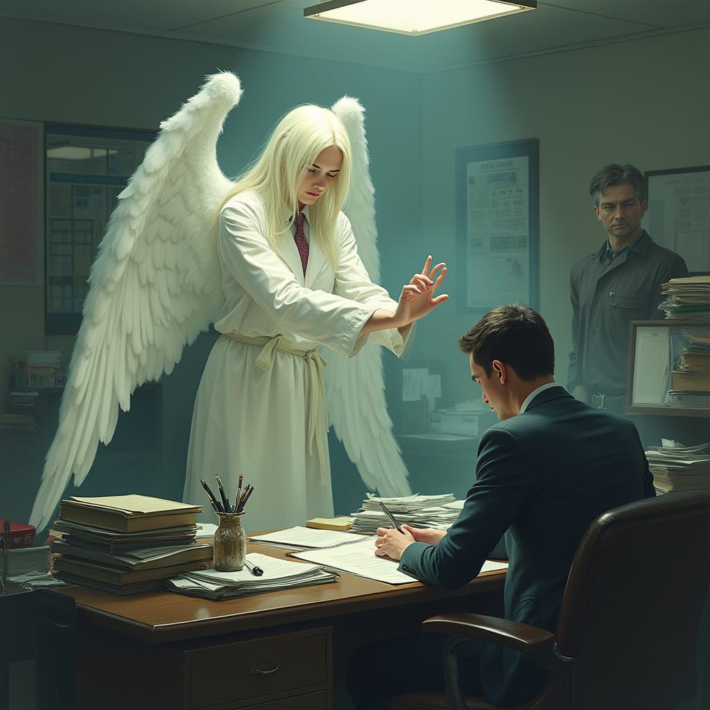 Angel of Protection in a Corporate Storm