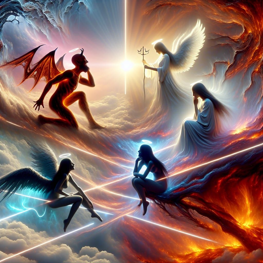 At a time when the devils look like angels and angels look like hell