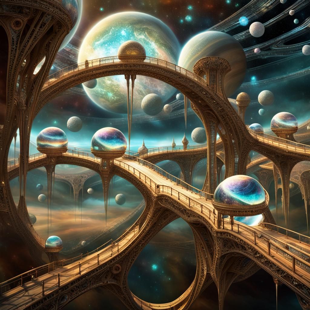 Interconnected Planets with Crystalline Bridges in Biomechan...