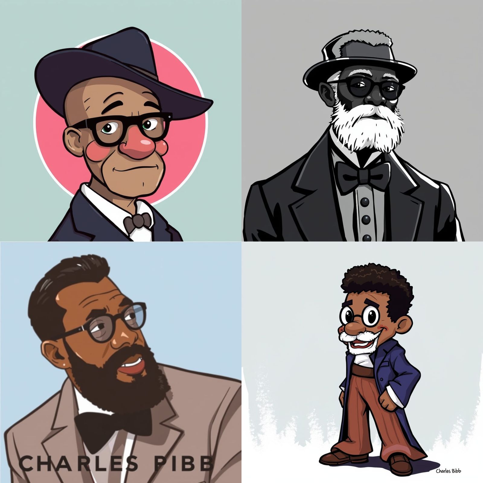 Vibrant American Folk Art Style Painting