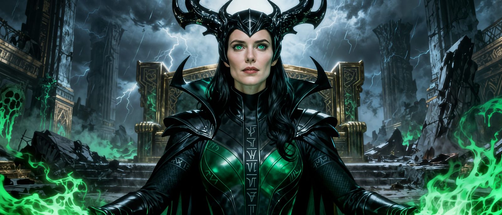 Hela, Goddess of Death, in Cinematic Asgardian Armor