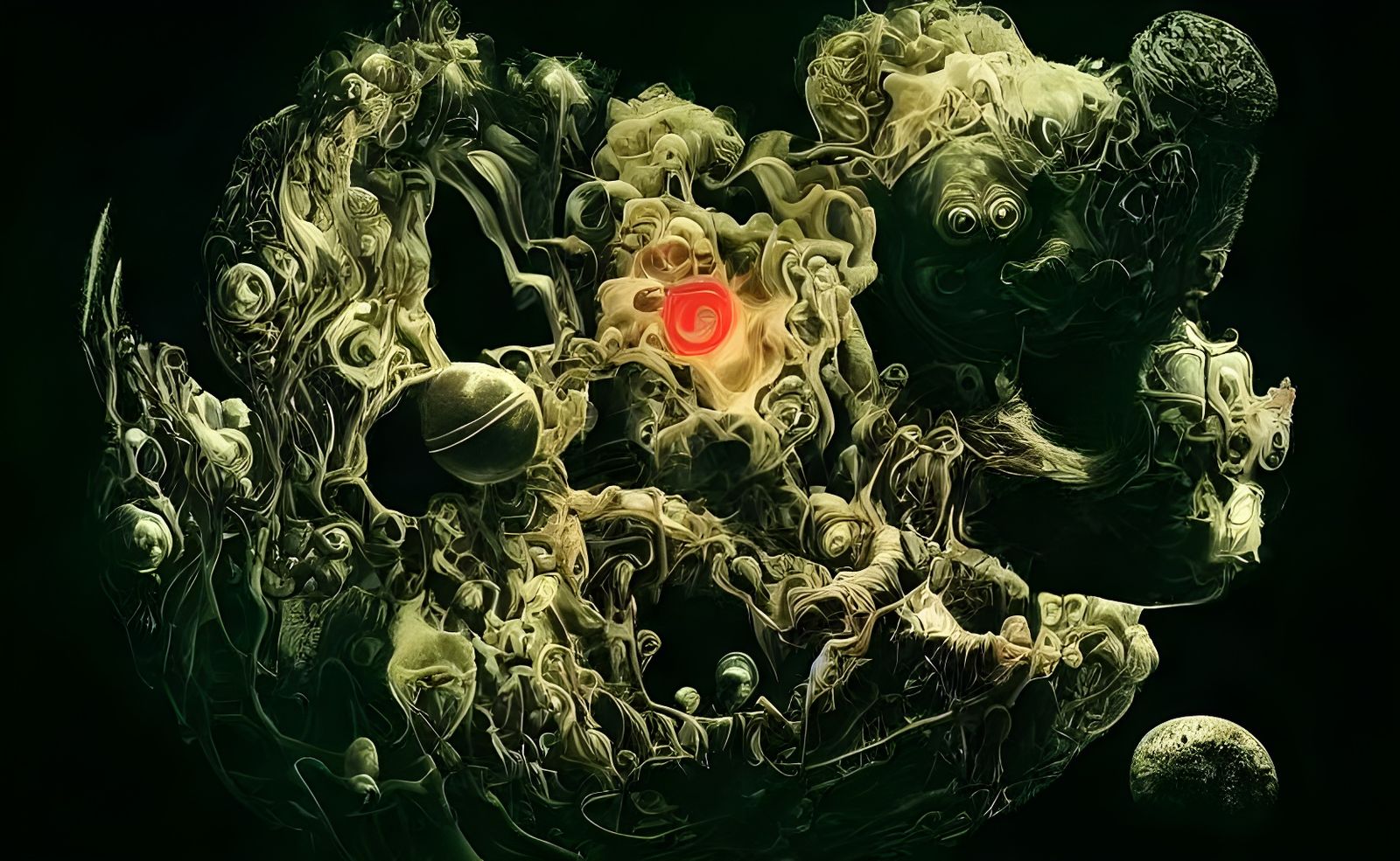 Recursive Fractal Junctions in Photographic Style