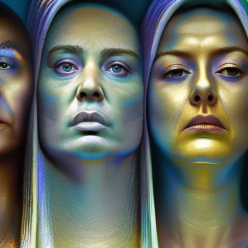 Deep Dream Horror: Trapped Souls in Eternal Suffering