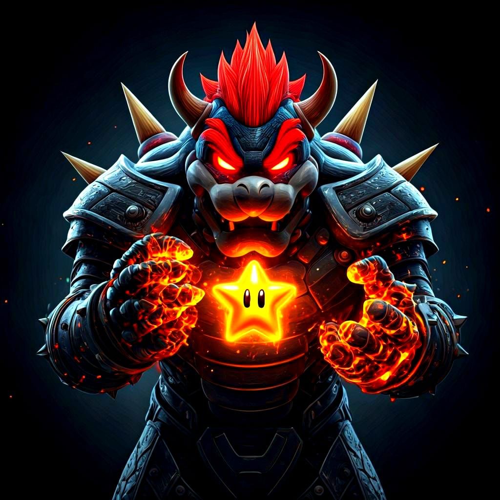 Blazing Bowser Armor Remake