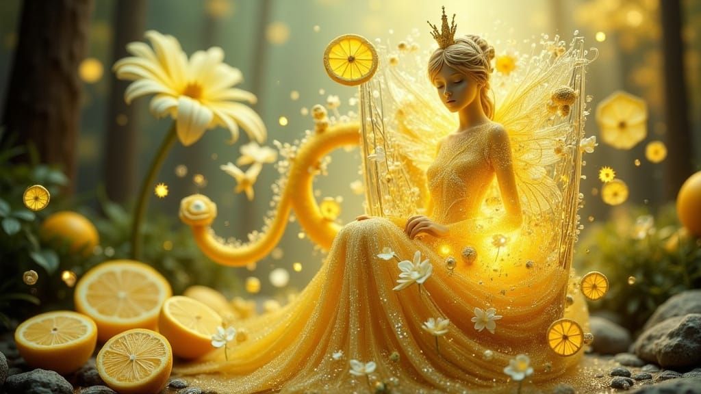 Miniature Lemonade Kingdom in Art Nouveau Style