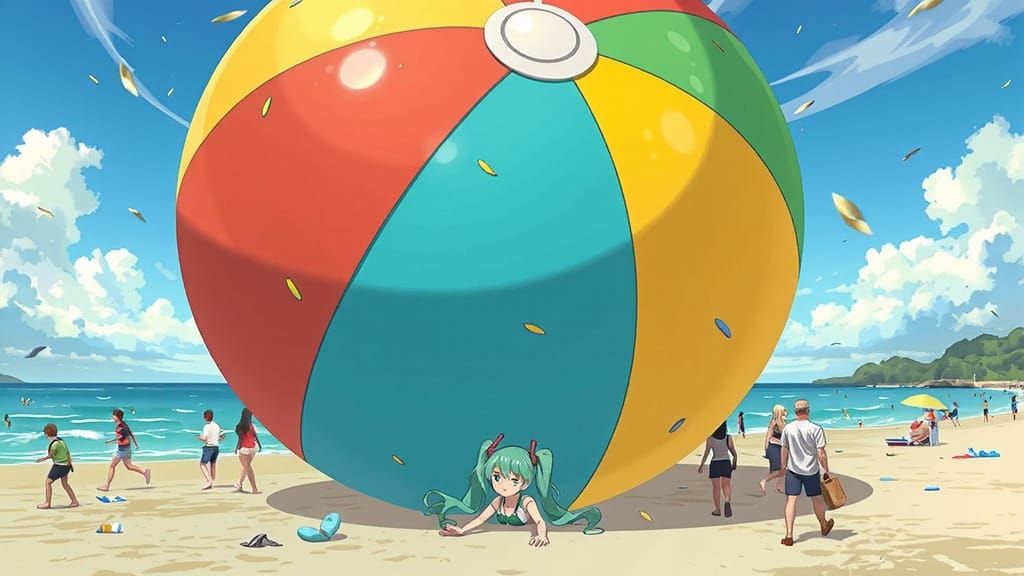 Hatsune Miku Beachball Chaos