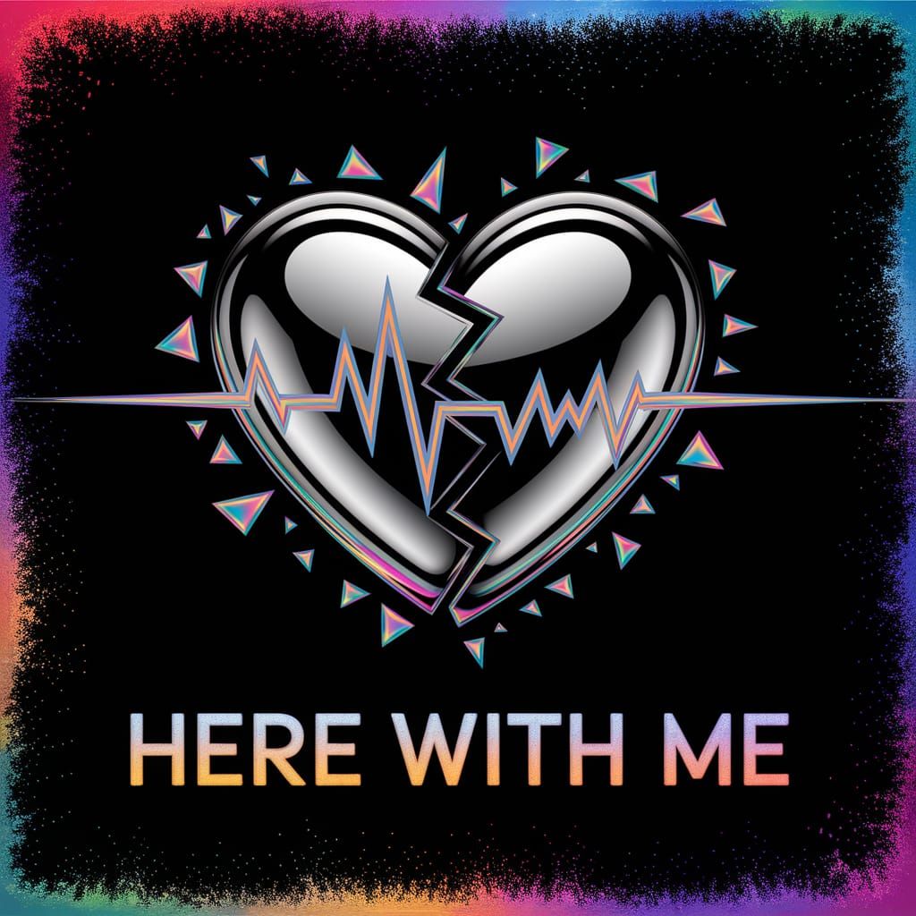 Chrome Heart Fracture in Graffiti Art Style