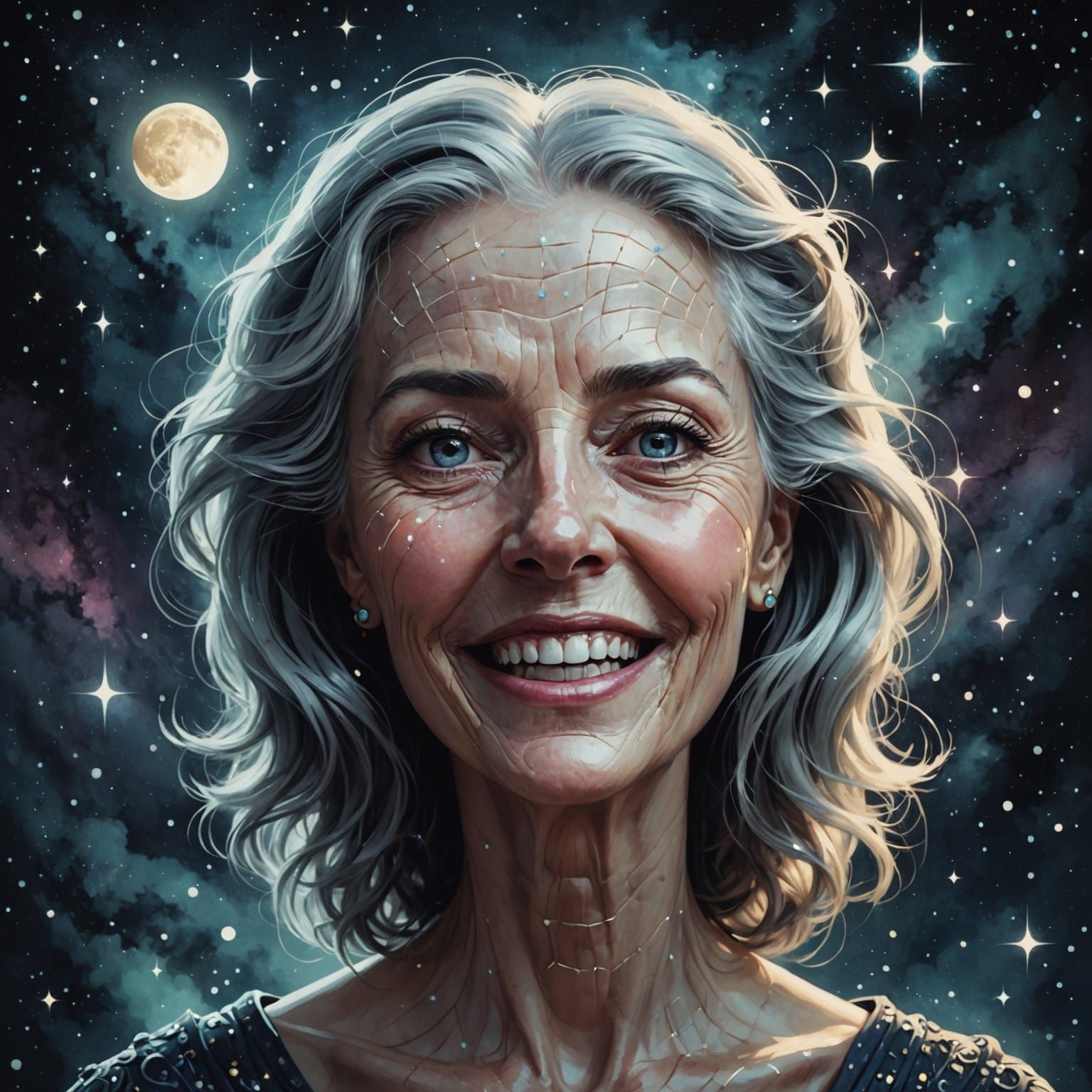 Aged Faerie in Cosmic Radiance