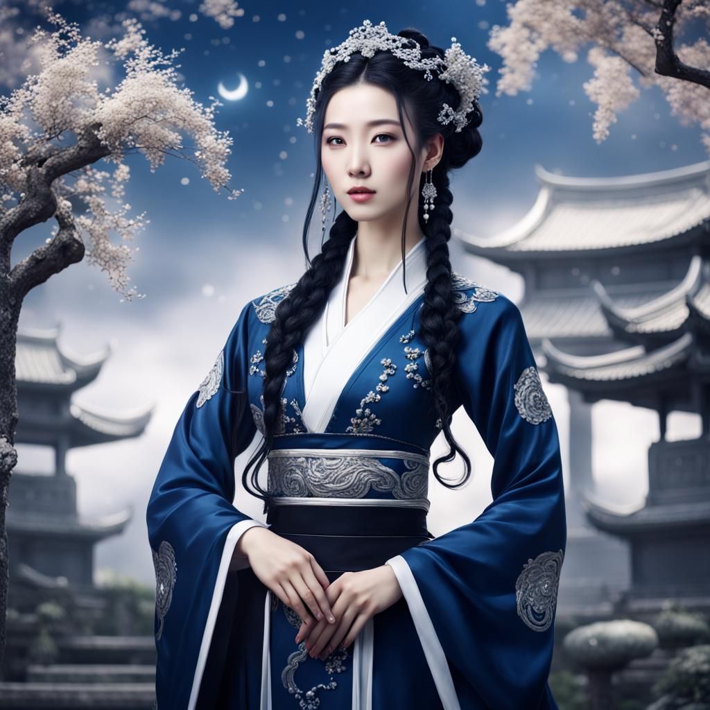 Xianxia Fantasy: Woman in Celestial Garden