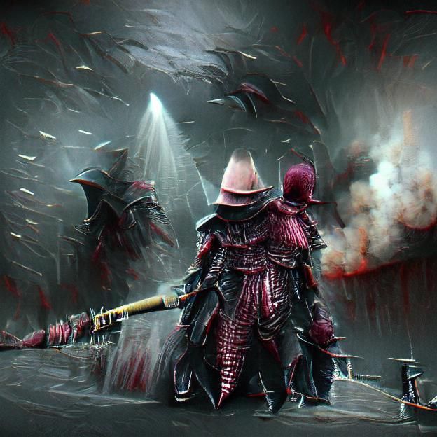 Abyss Watchers Concept Art in 8K Resolution