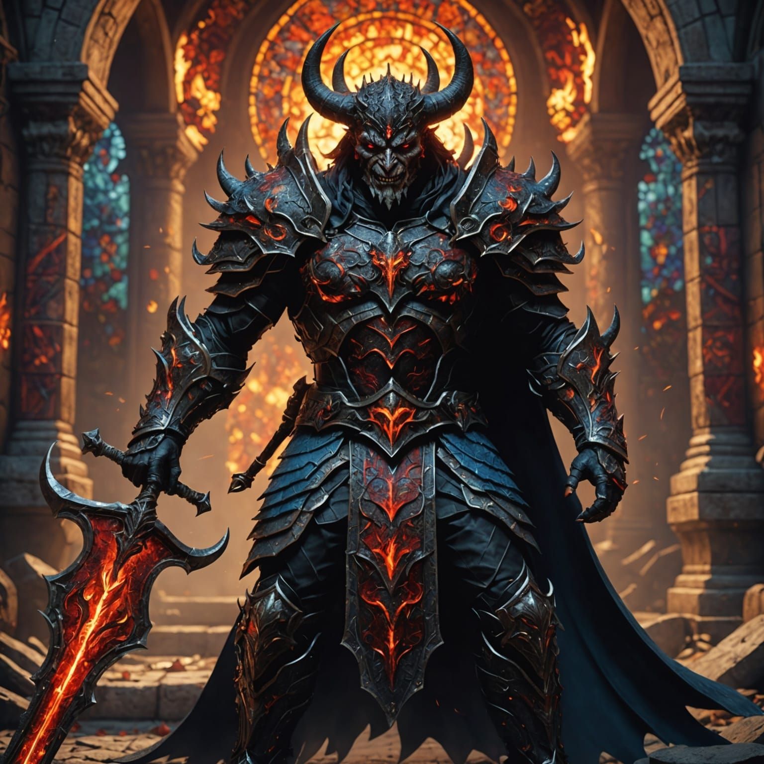 Photorealistic Devil King in Unreal Engine 5