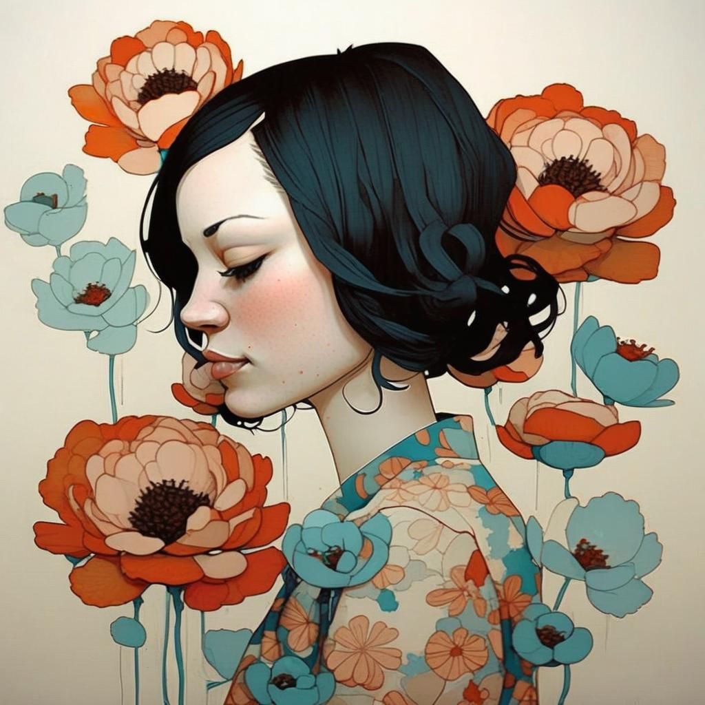 Whimsical Art in the Style of Stasia Burrington