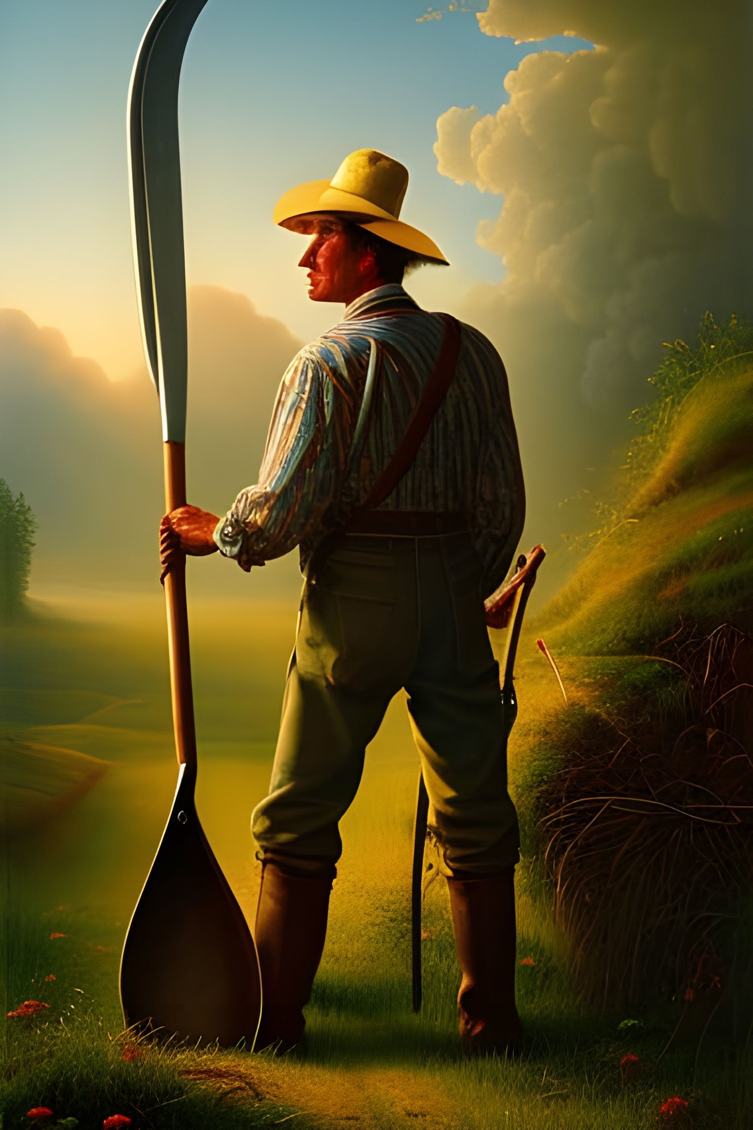 portrait of a farmer
