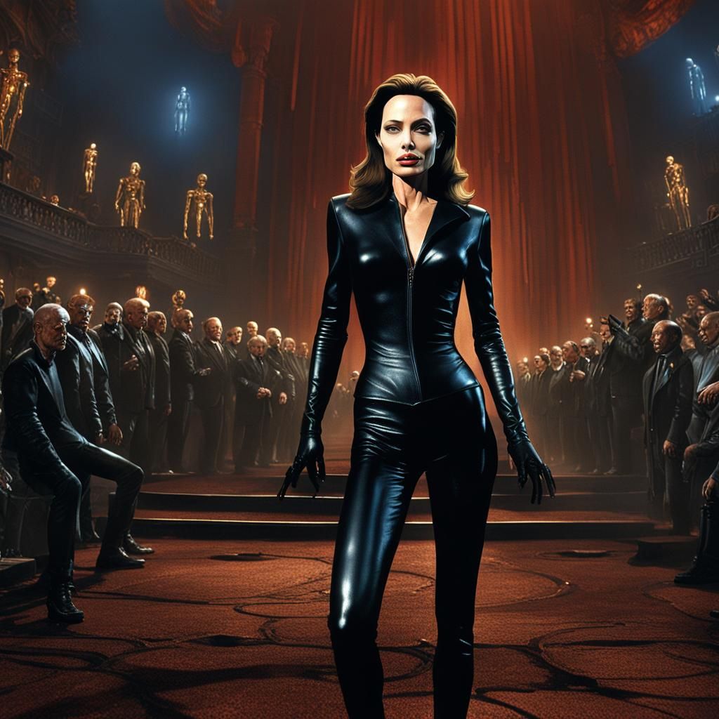 Angelina Jolie Performance: Detailed Matte Painting