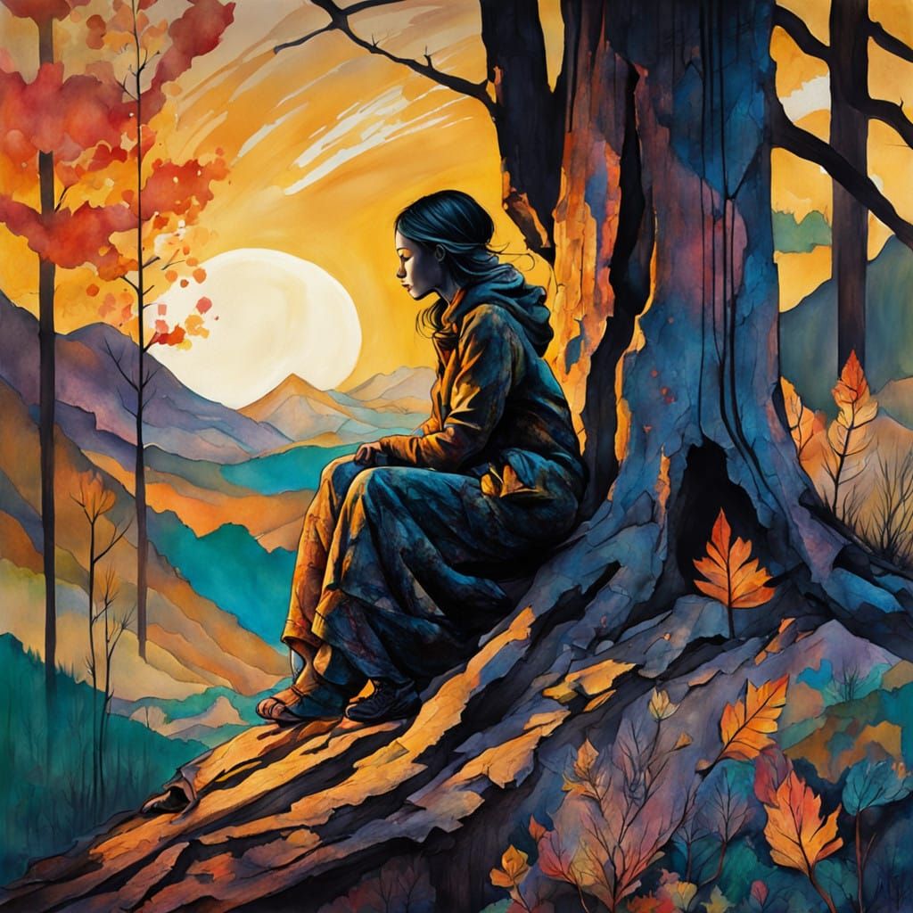 Eclectic Art Fusion: Harmonious Blend of Techniques