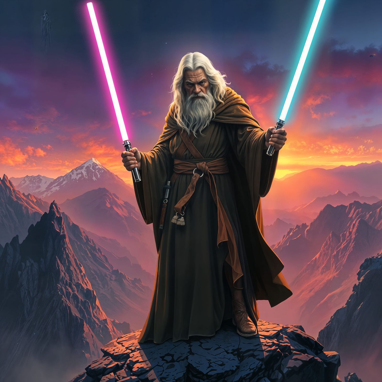 Gandalf as a Jedi Knight