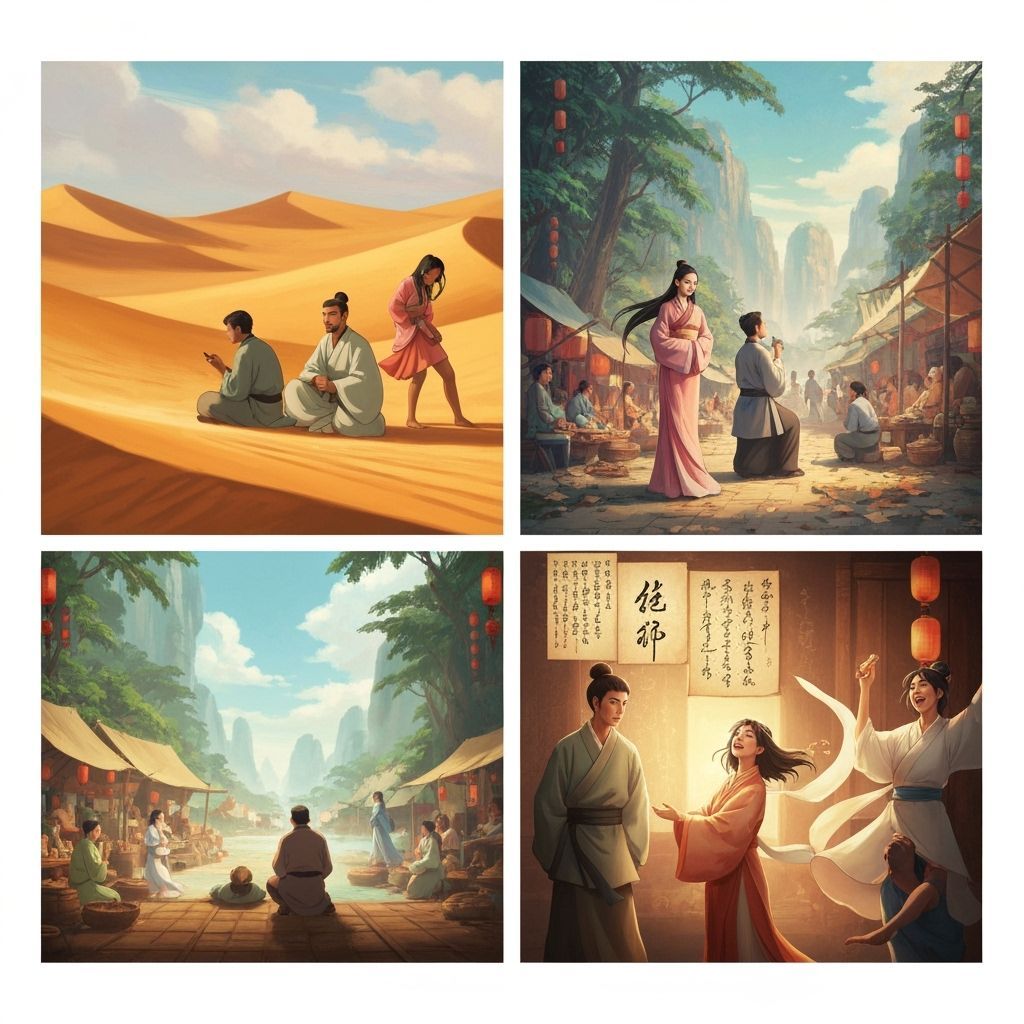 Desert to East Asia: A Journey of Culture and Tradition