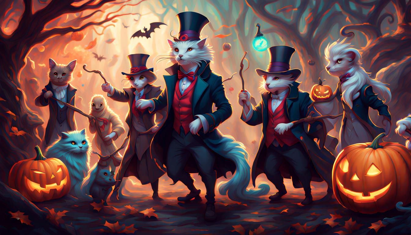Halloween Creatures in Wonderland, League of Legends Style